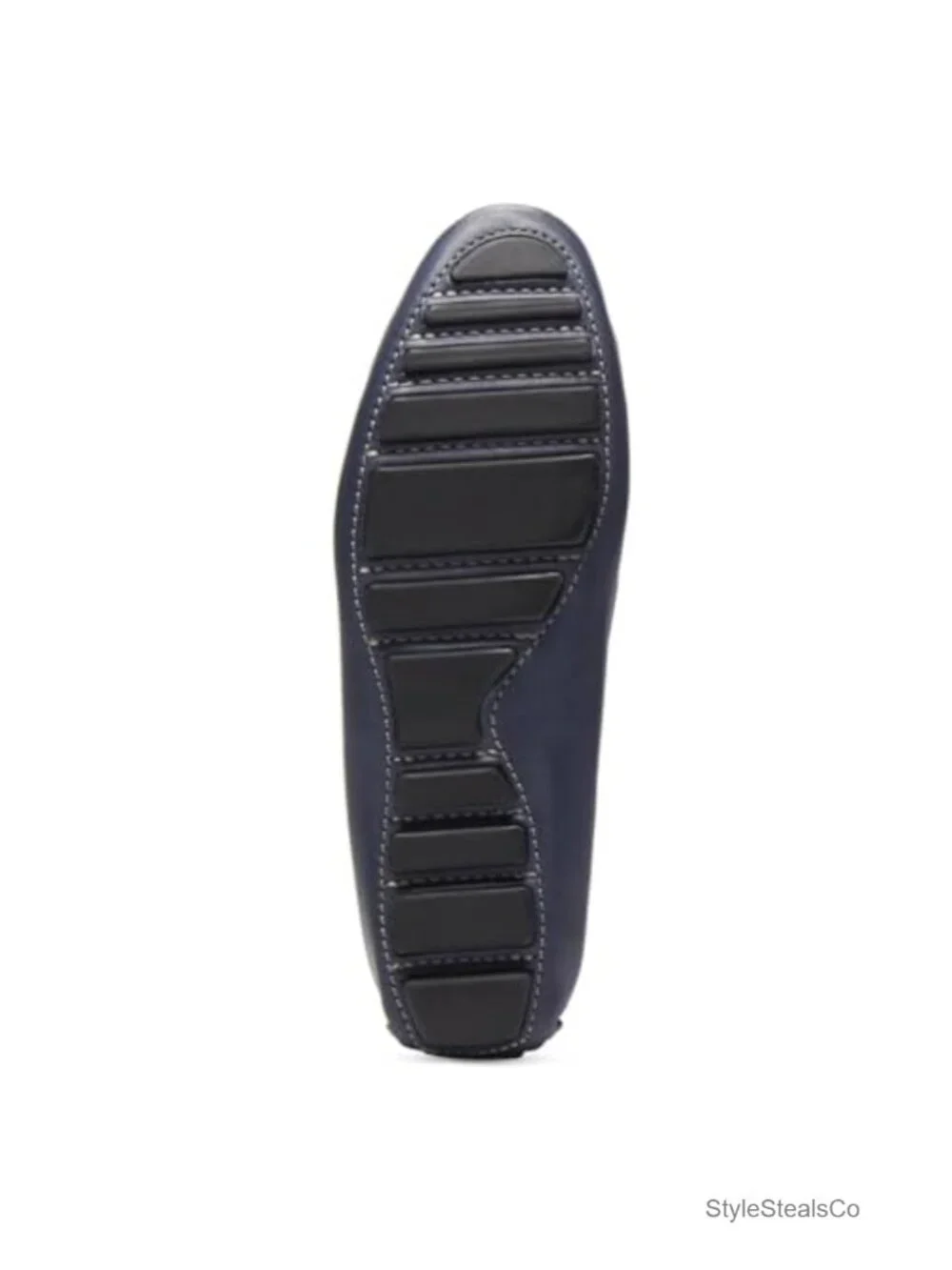 Leather Lined Loafer with Fringe Round Toe Pull-On